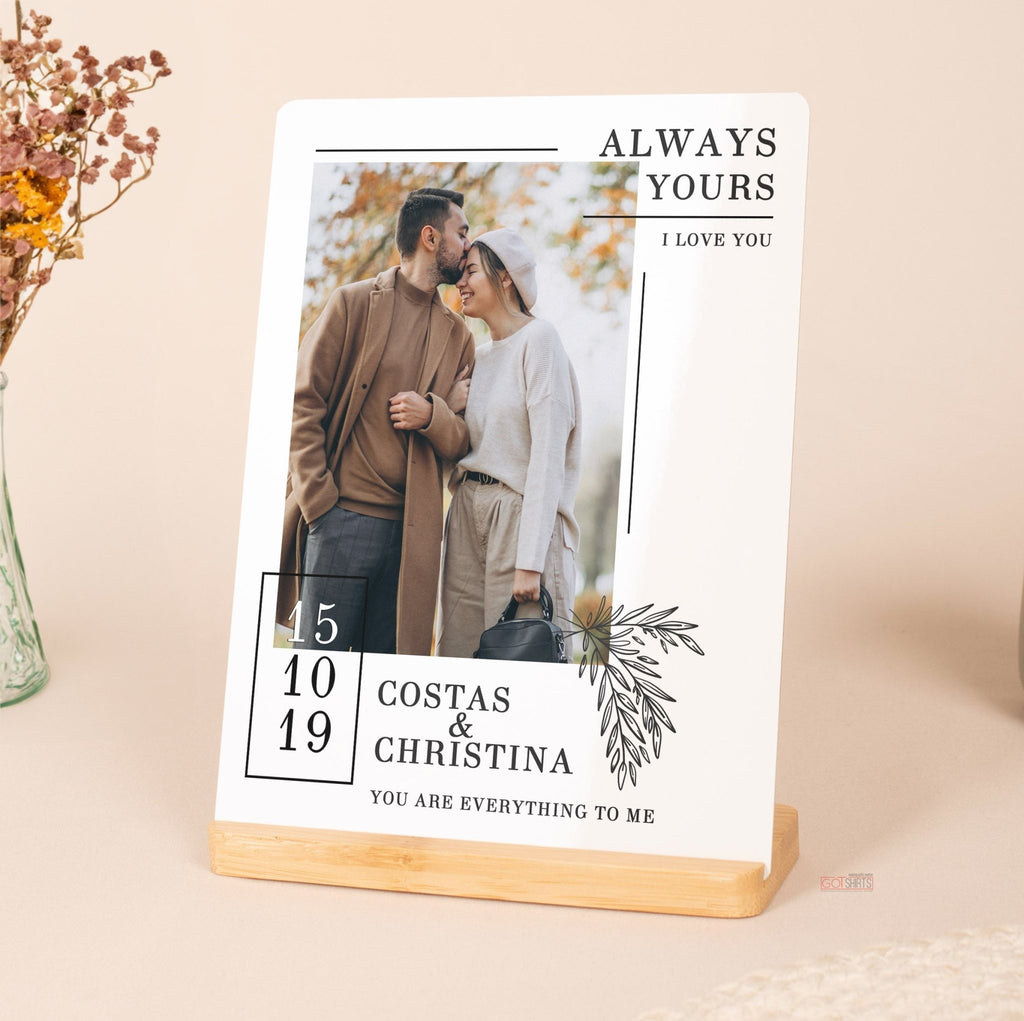 Always Yours - Bamboo Stand Frame - GOTShirts
