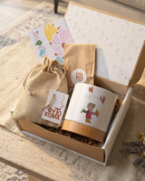 Kids Drawing - Ceramic Flower Pot With Bamboo Base - GOTShirts