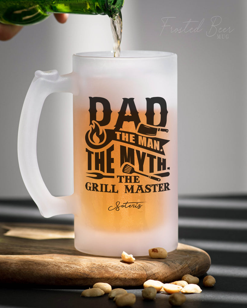 The Myth, The Legend - Frosted Beer Glass