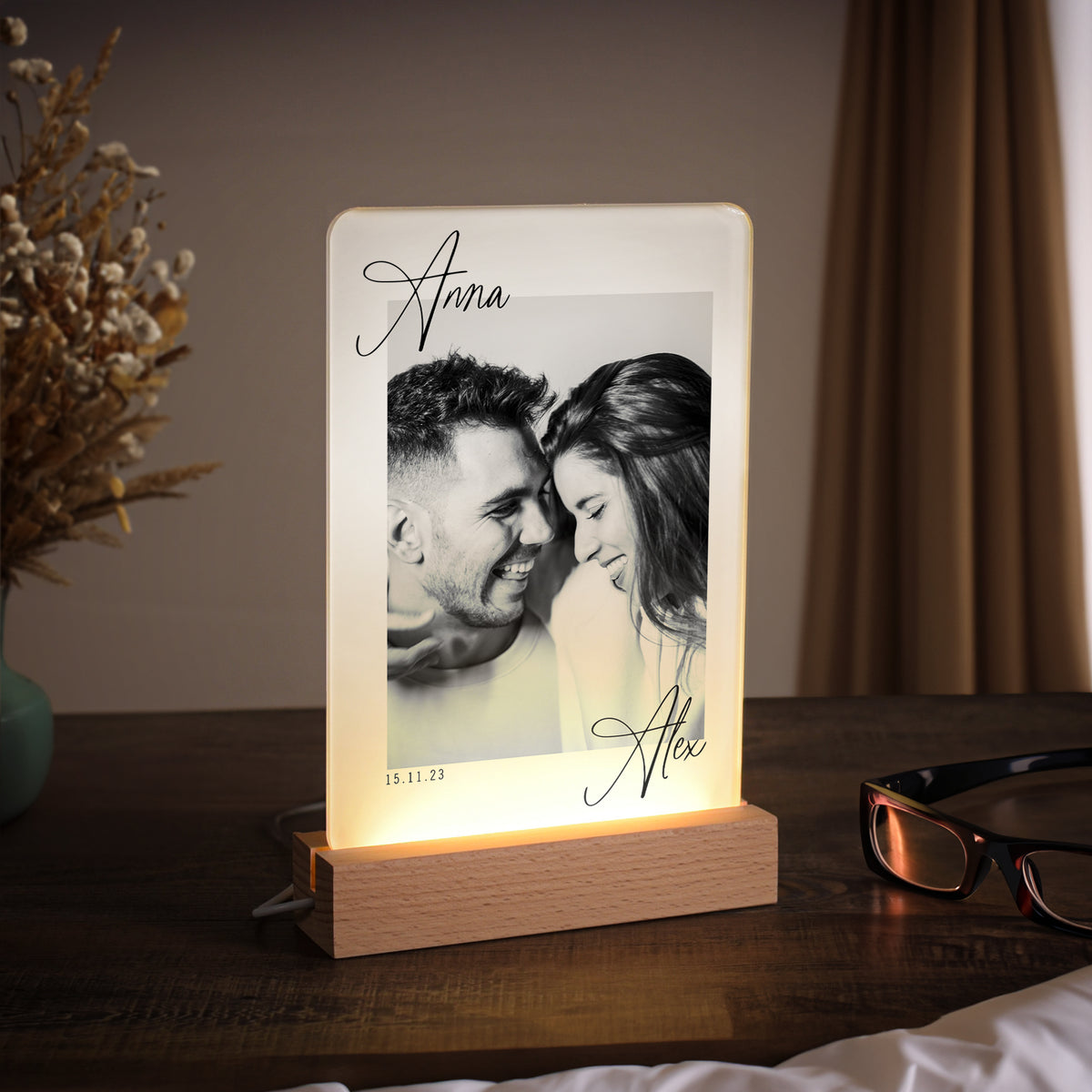 Black & White - Night Light Frame - GOTShirts