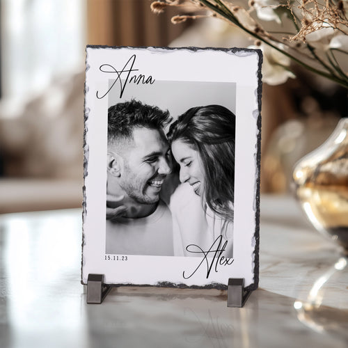 Black & White - Rock Photo Slate - GOTShirts