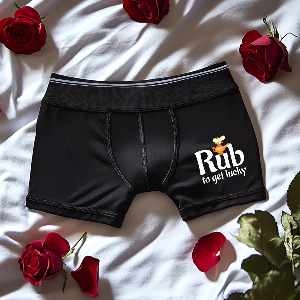Rub To Get Lucky - Men's Boxer Shorts - GOTShirts