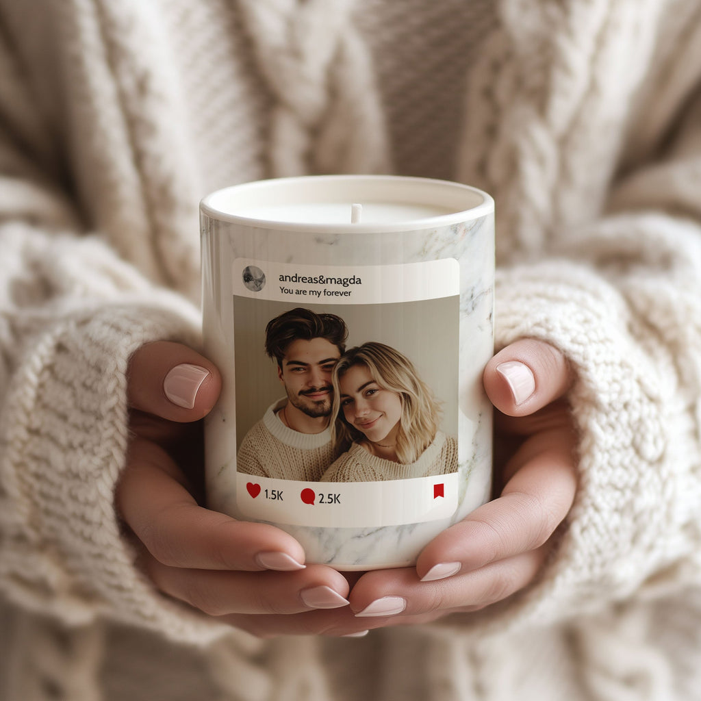 You Are My Forever - Ceramic Candle Holder With Scented Candle - GOTShirts