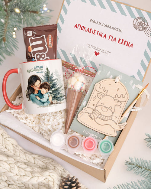 Christmas Godmother - Mug & Paintings Gift Box - GOTShirts
