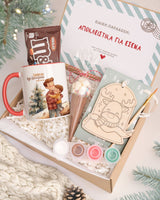 Merry Christmas From Godfather - Mug & Paintings Gift Box - GOTShirts