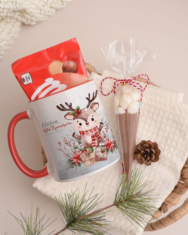 Christmas Deer - Mug & Paintings Gift Box - GOTShirts