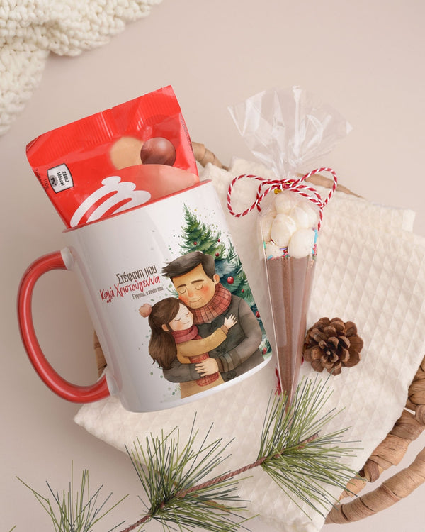 Christmas Godfather - Mug & Paintings Gift Box - GOTShirts