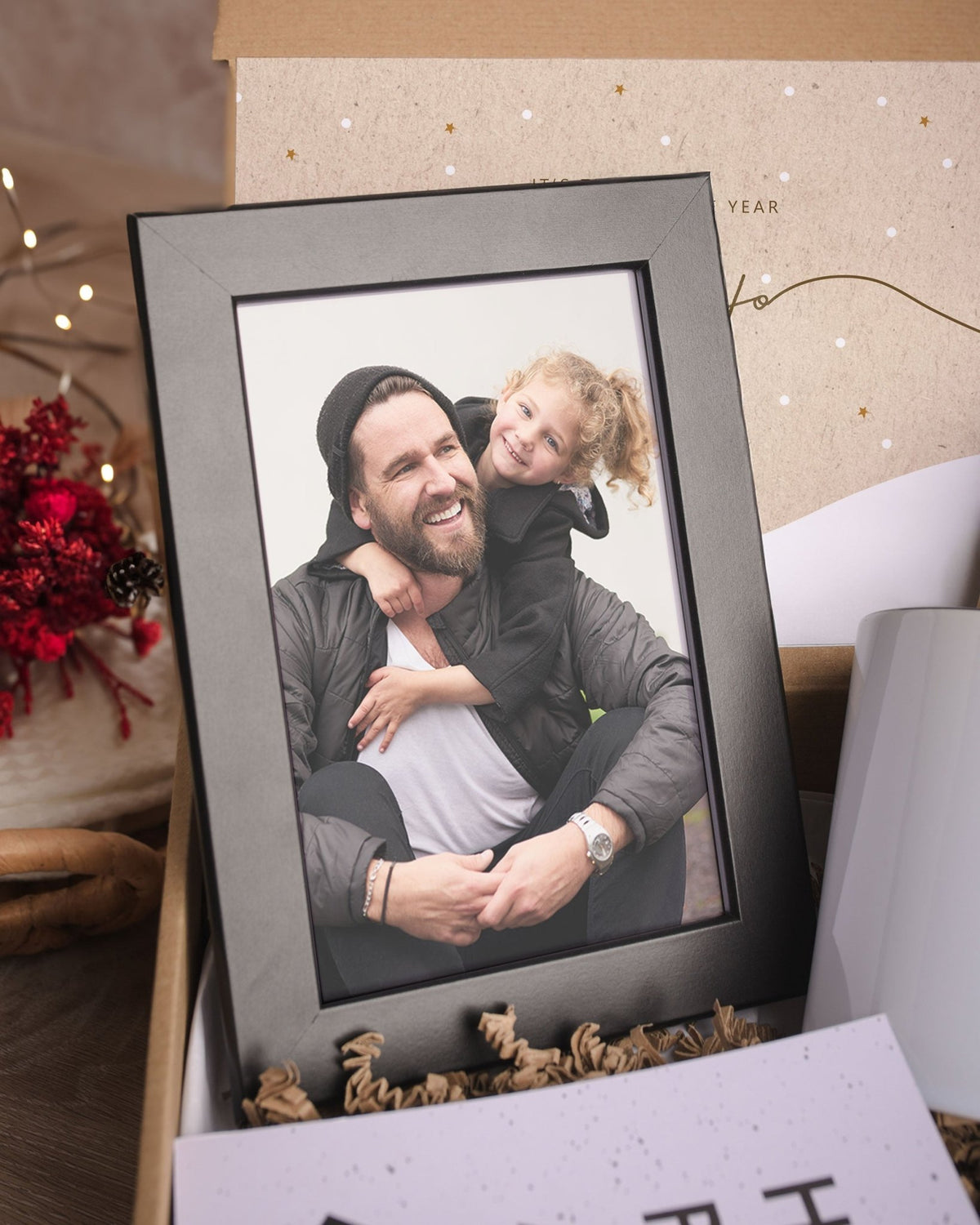 Christmas Pettern - Black Mug Gift Box - GOTShirts