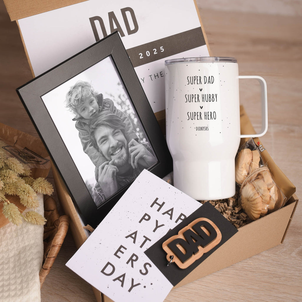 Super Dad - White Handle Tumbler Gift Box - GOTShirts