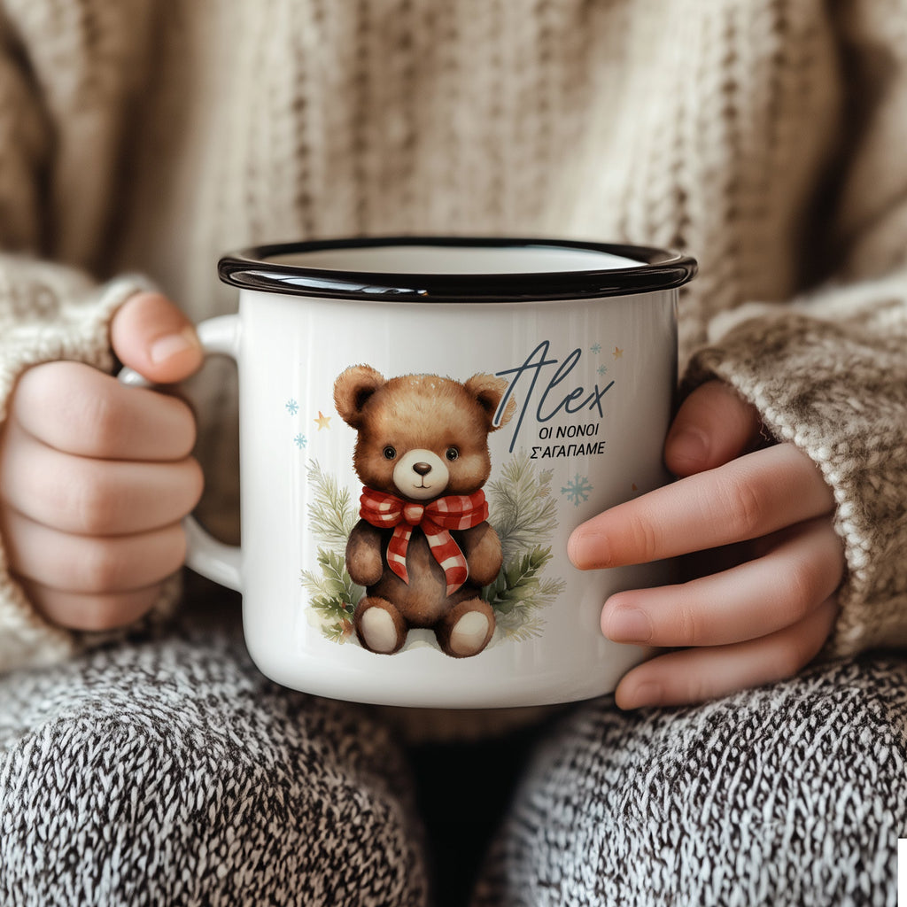 Your Godparents Love You - Christmas S/Steel Enamel Mug - GOTShirts