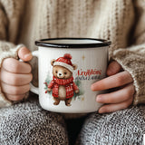 Godmother Loves You - Christmas S/Steel Enamel Mug - GOTShirts