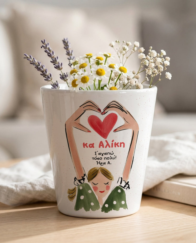 Red Heart - Flower Pot - GOTShirts