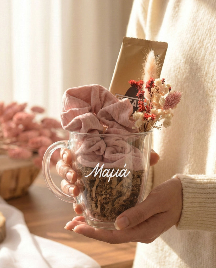 Mum - Clear Glass Mug Set - GOTShirts