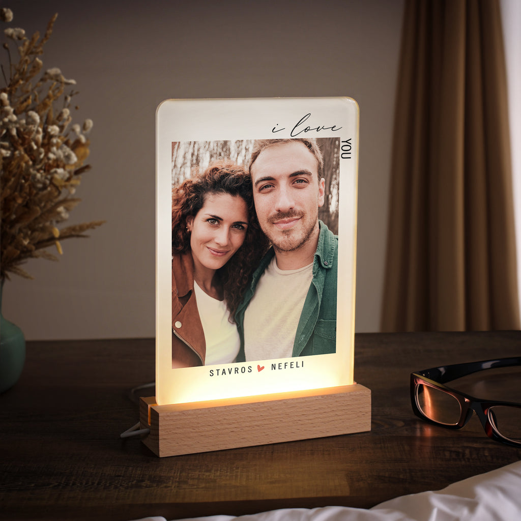 I Love You - Night Light Frame - GOTShirts
