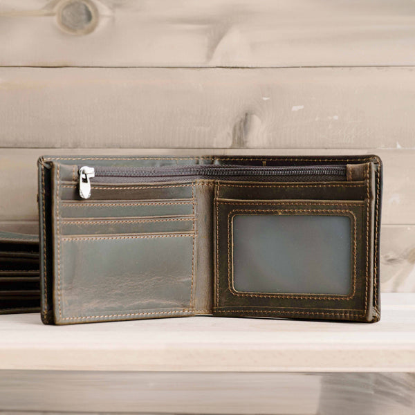 Best Dad Ever - Men's Leather Wallet (Engraved)