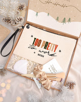 Too Pretty To Work With Stars - Makeup Bag Gift Box - GOTShirts