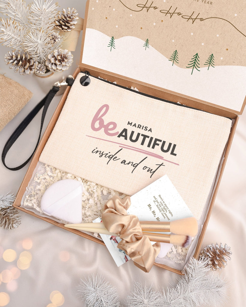 Beautiful Inside And Out - Makeup Bag Gift Box - GOTShirts