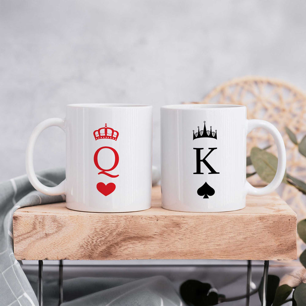 King & Queen - Ceramic Mug 330ml Set Of 2 - GOTShirts
