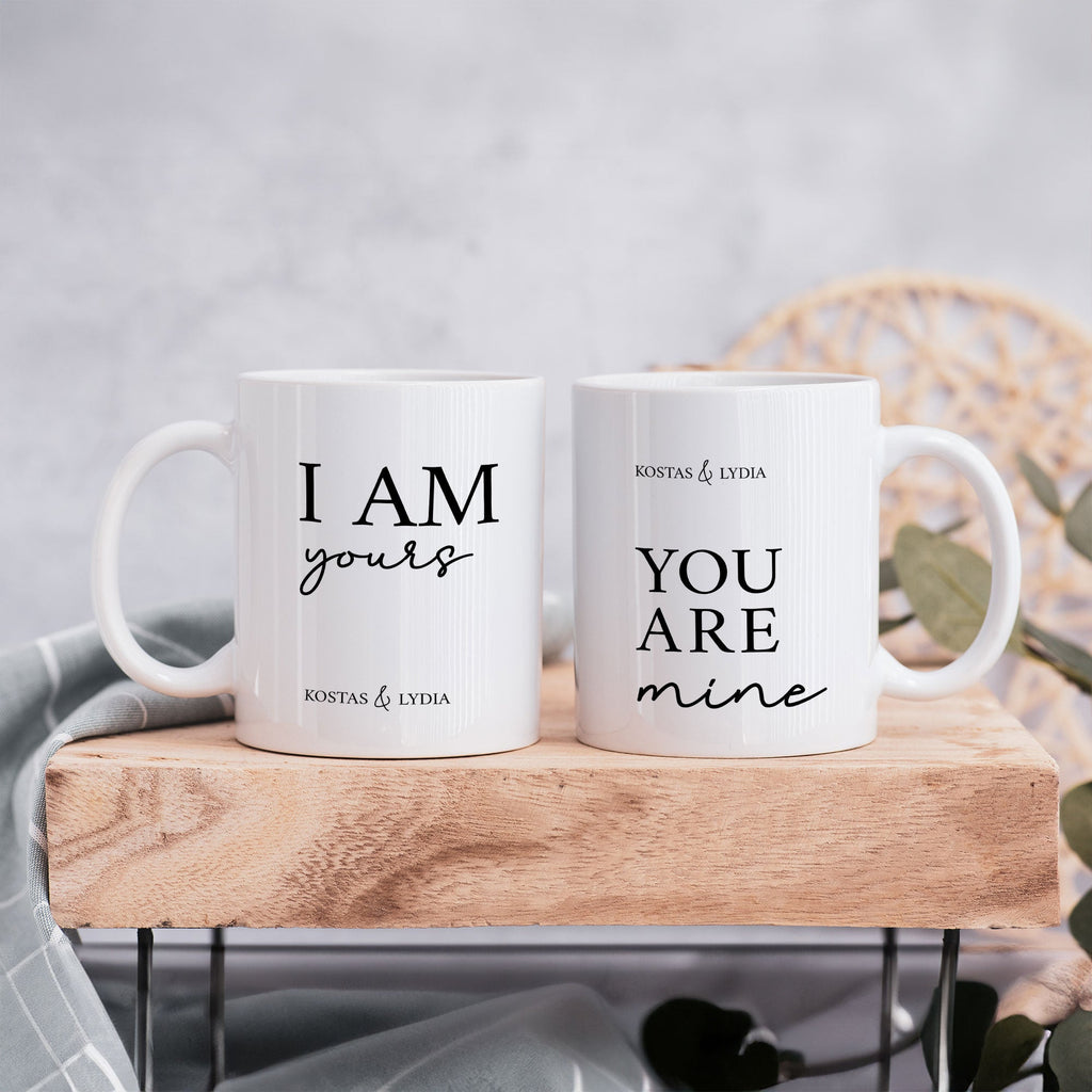 Yours/Mine - Ceramic Mug 330ml Set Of 2 - GOTShirts