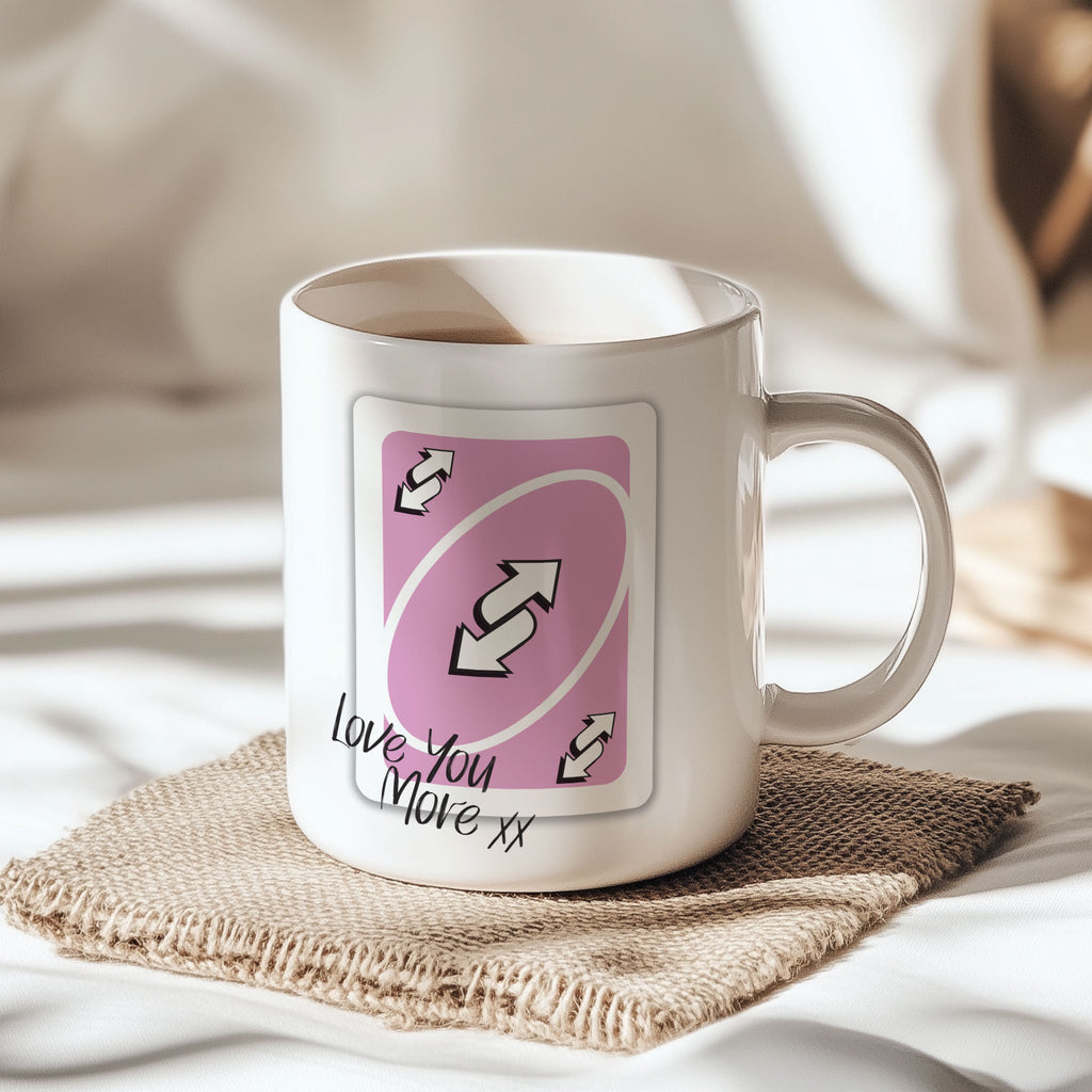 Love You Purple Card - Ceramic Mug 330ml - GOTShirts