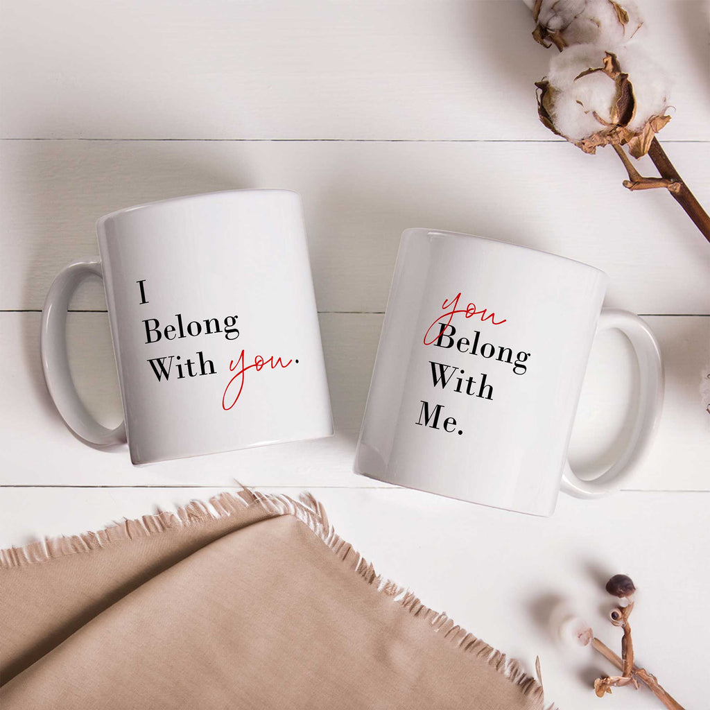 We Belong Together - Ceramic Mug 330ml Set Of 2 - GOTShirts
