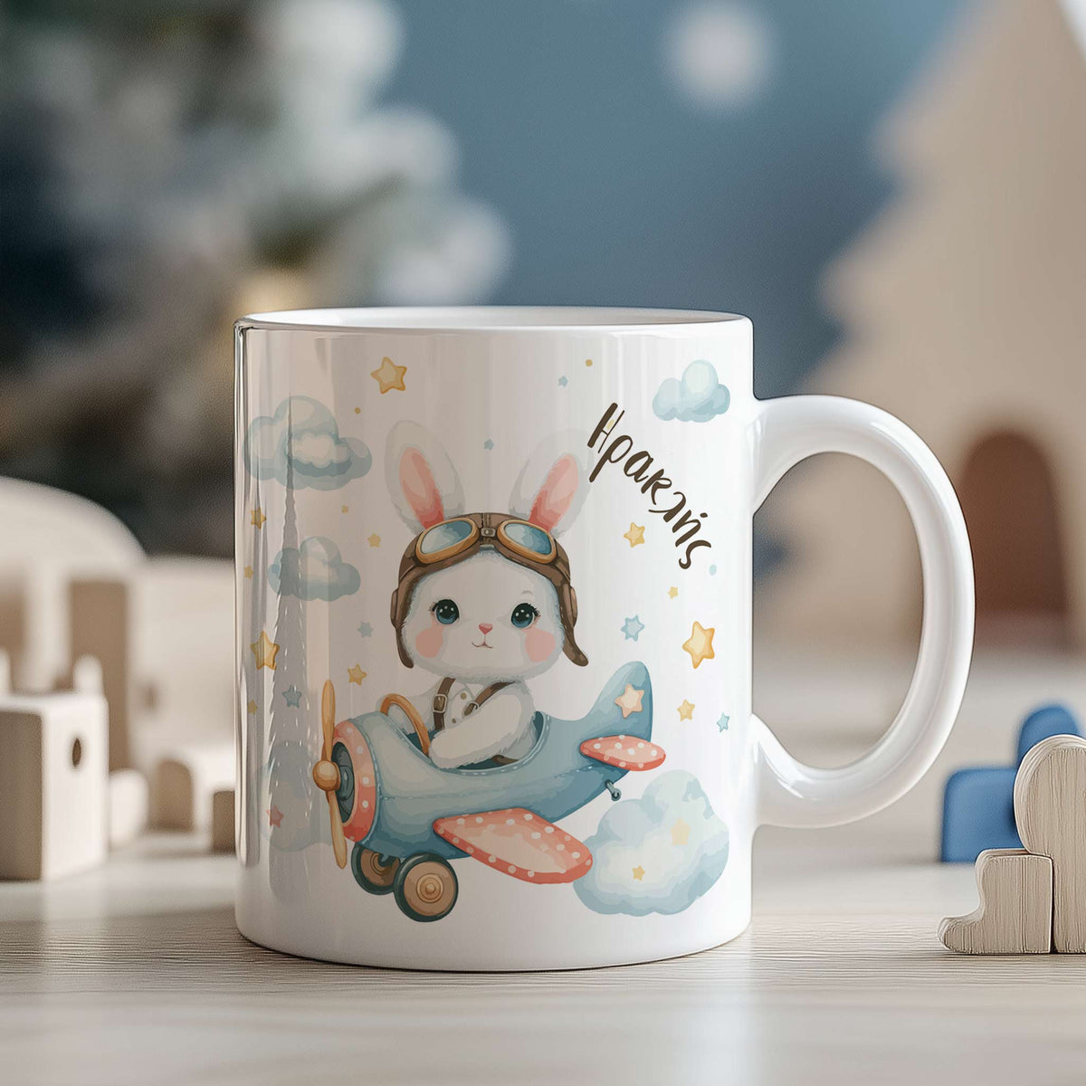 Flying Bunny - Ceramic Mug 330m - GOTShirts