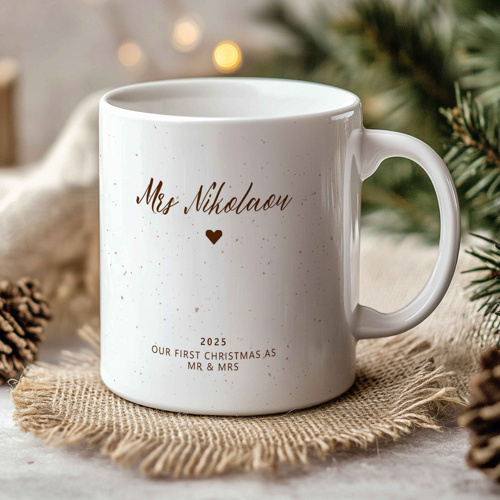 Our First Christmas, Mrs - Ceramic Mug 330ml - GOTShirts