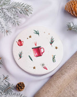 Watercolor Pattern - Ceramic Mug 11oz & Coaster Gift Box - GOTShirts