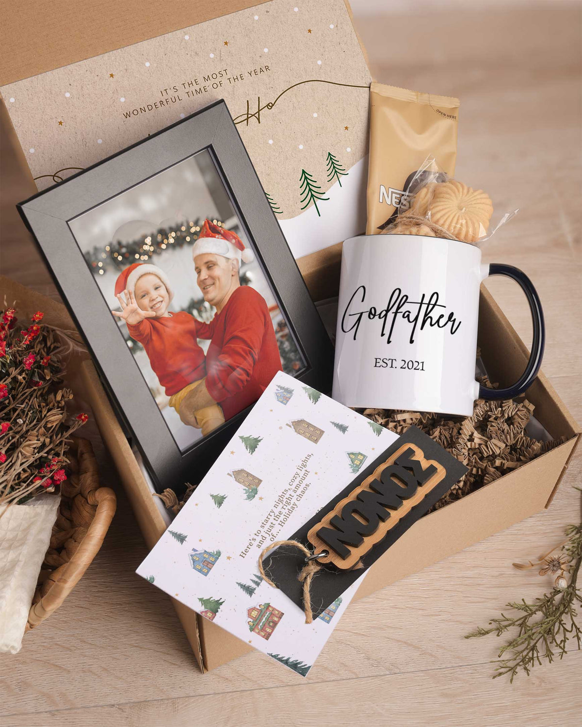Godfather Est. - Black Mug Gift Box - GOTShirts