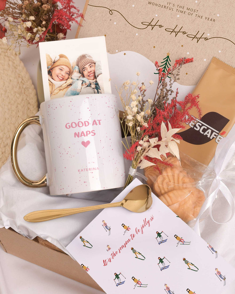 Good At Naps - Secret Santa Gold Gift Box - GOTShirts