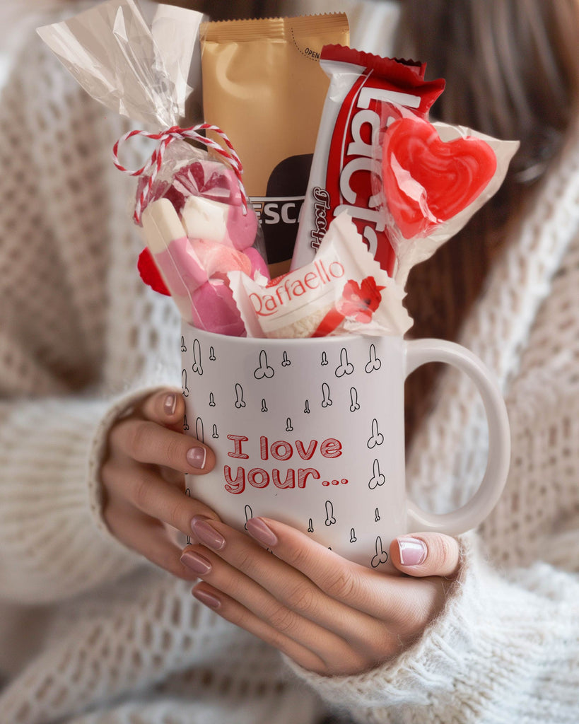 I Love Your (Male) - Ceramic Mug Coffee Gift Set - GOTShirts