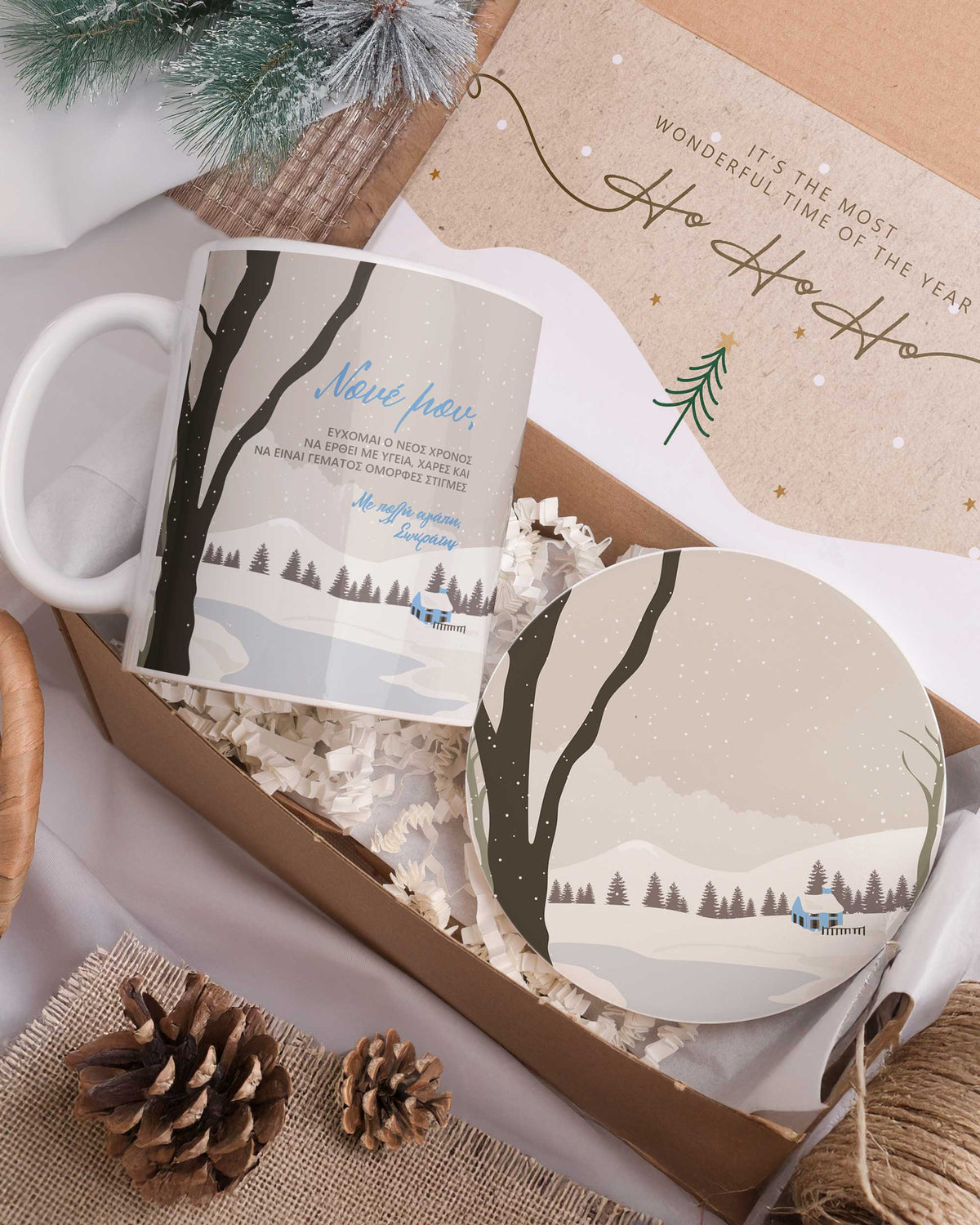 Dear Godfather - Ceramic Mug 11oz & Coaster Gift Box - GOTShirts