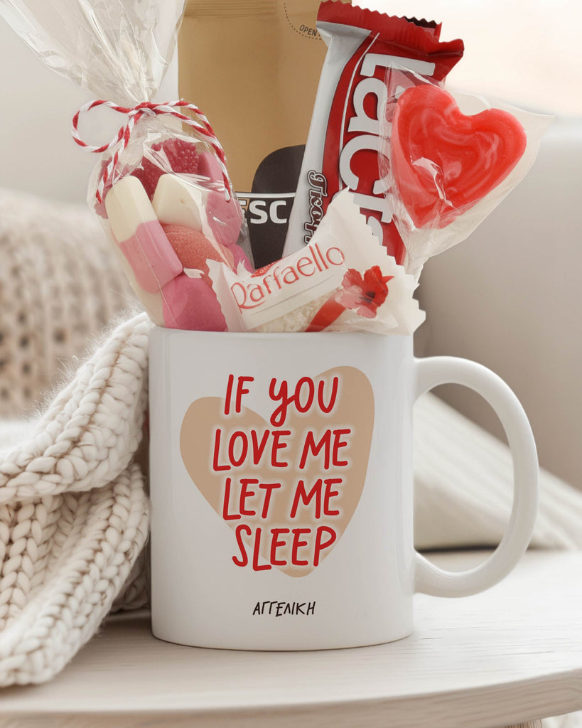 If You Love Me Let Me Sleep - Ceramic Mug Coffee Gift Set - GOTShirts