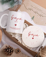 Grandparents - Ceramic Mug 11oz & Coaster Gift Box - GOTShirts