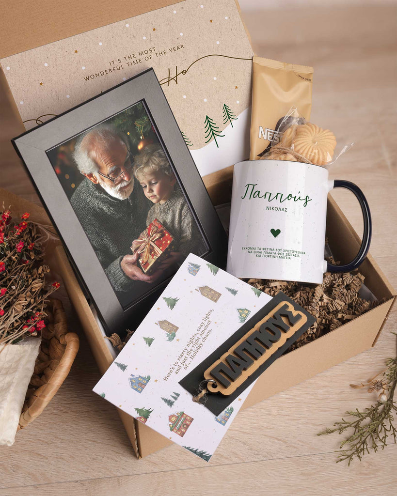 Grandfather Wishes - Black Mug Gift Box - GOTShirts