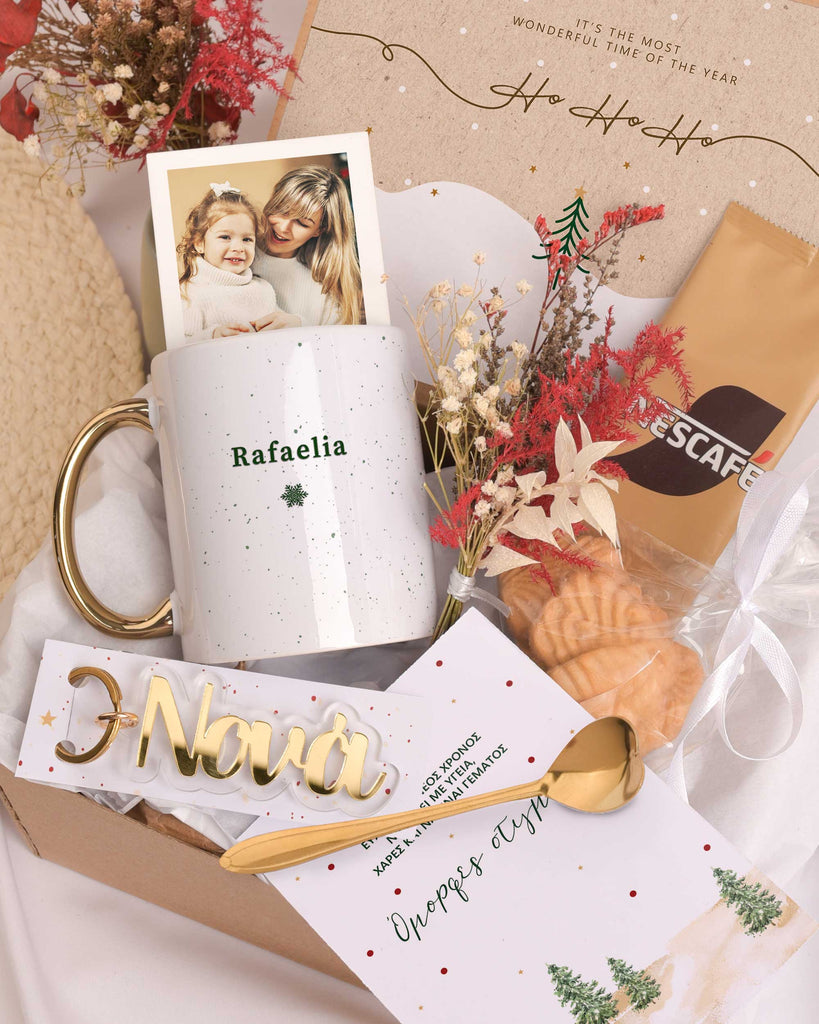 Green Snowflake - Christmas Gold Gift Box - GOTShirts