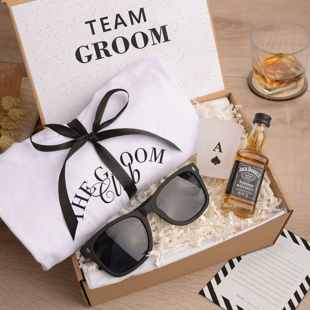 The Groom's Club - Bachelor Party Drinking Gift Box Set - GOTShirts