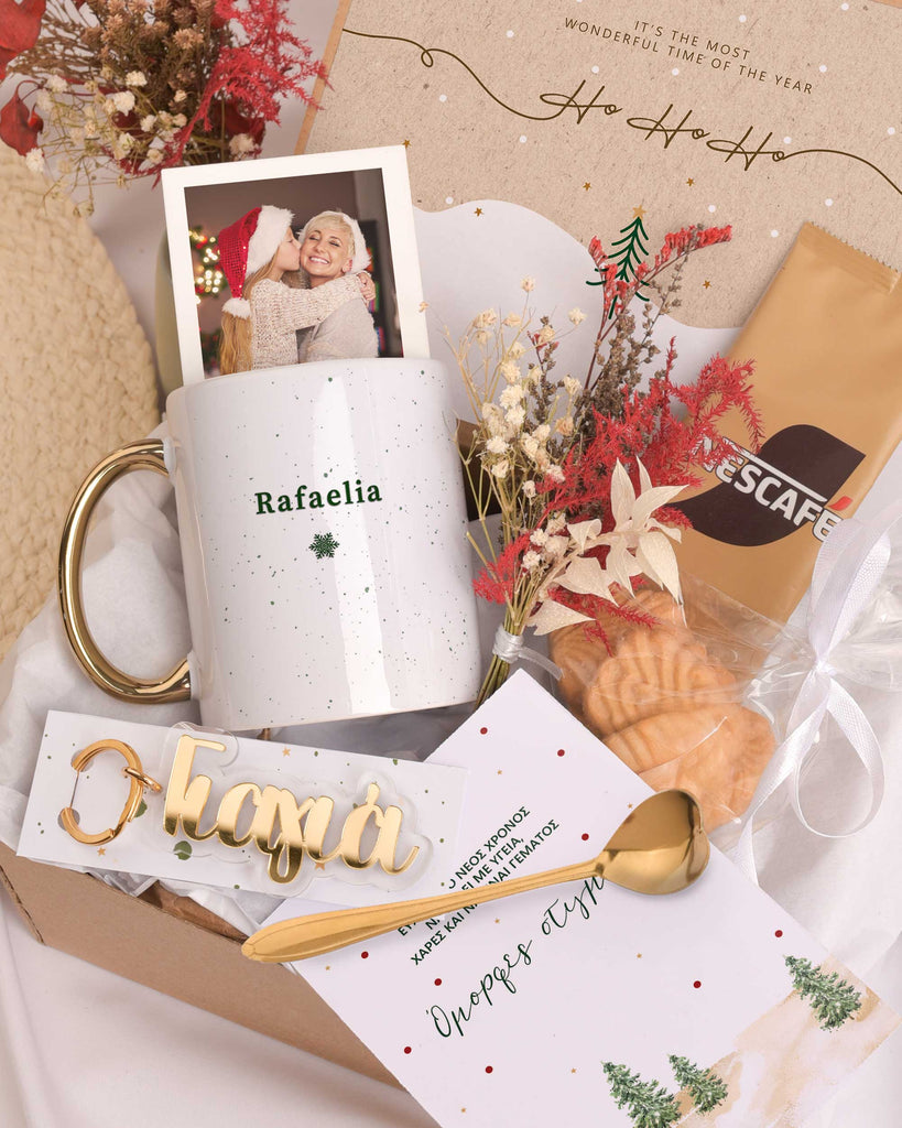 Green Snowflake - Christmas Gold Gift Box - GOTShirts