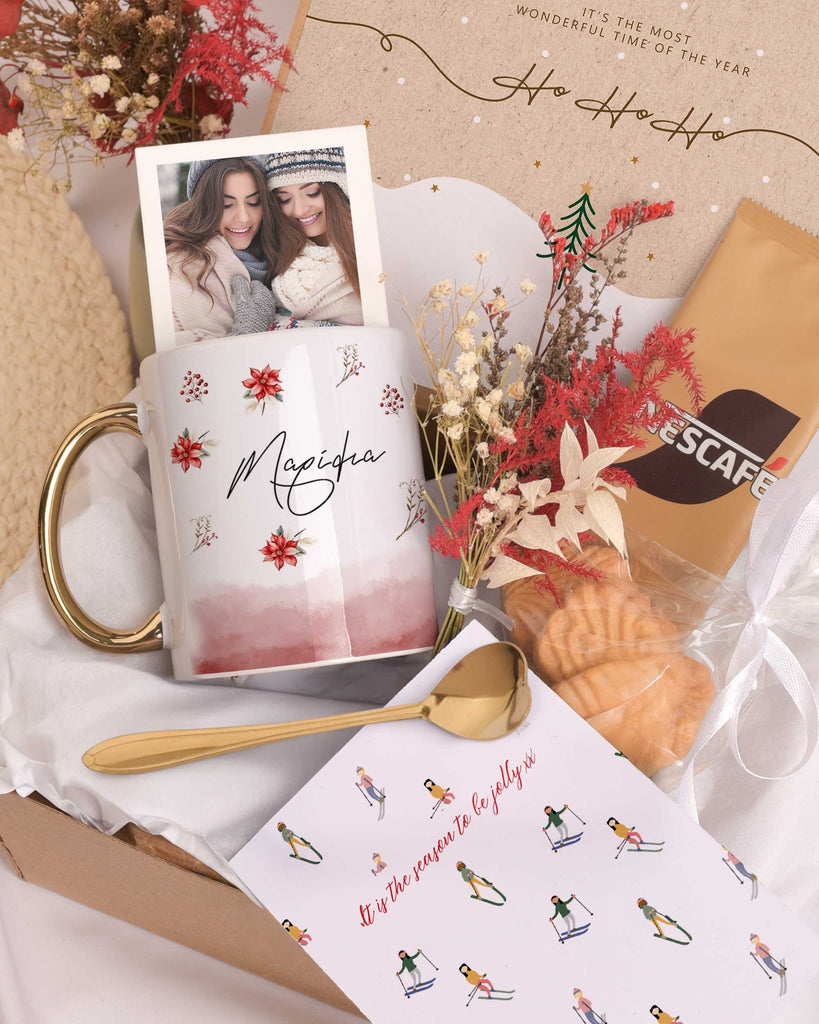 Poinsettia - Secret Santa Gold Gift Box - GOTShirts