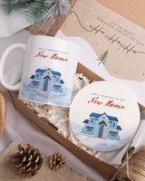First Christmas In Our New Home - Ceramic Mug 11oz & Coaster Gift Box - GOTShirts