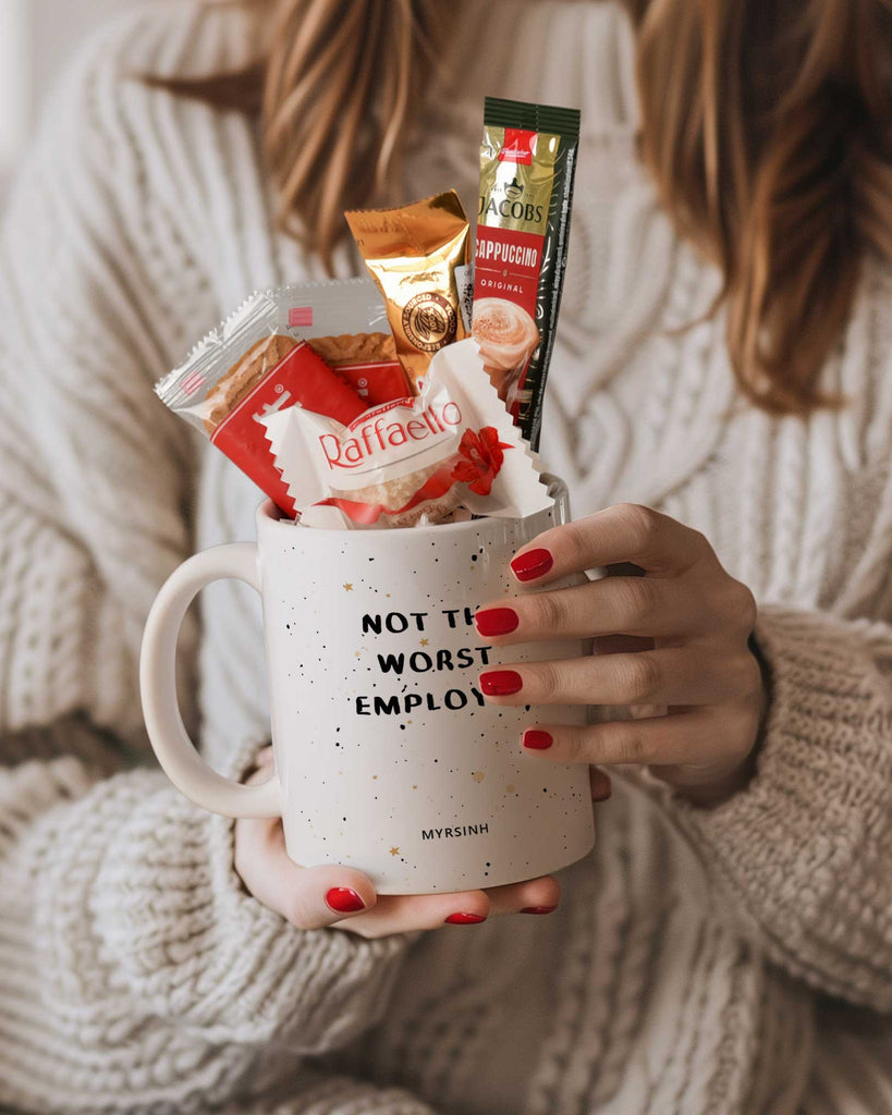 Not The Worst Employee - Ceramic Mug Coffee Gift Set - GOTShirts