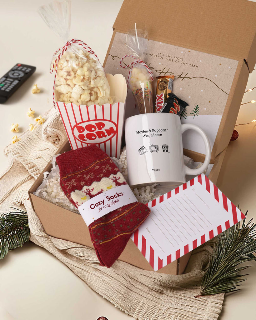 Movies & Popcorn For Him - Movie Night Gift Box Single - GOTShirts