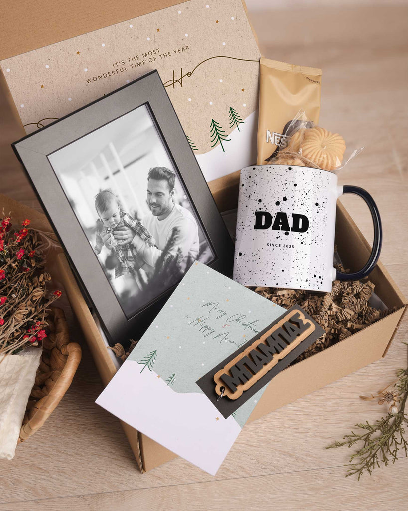 Dad Since - Black Mug Gift Box - GOTShirts