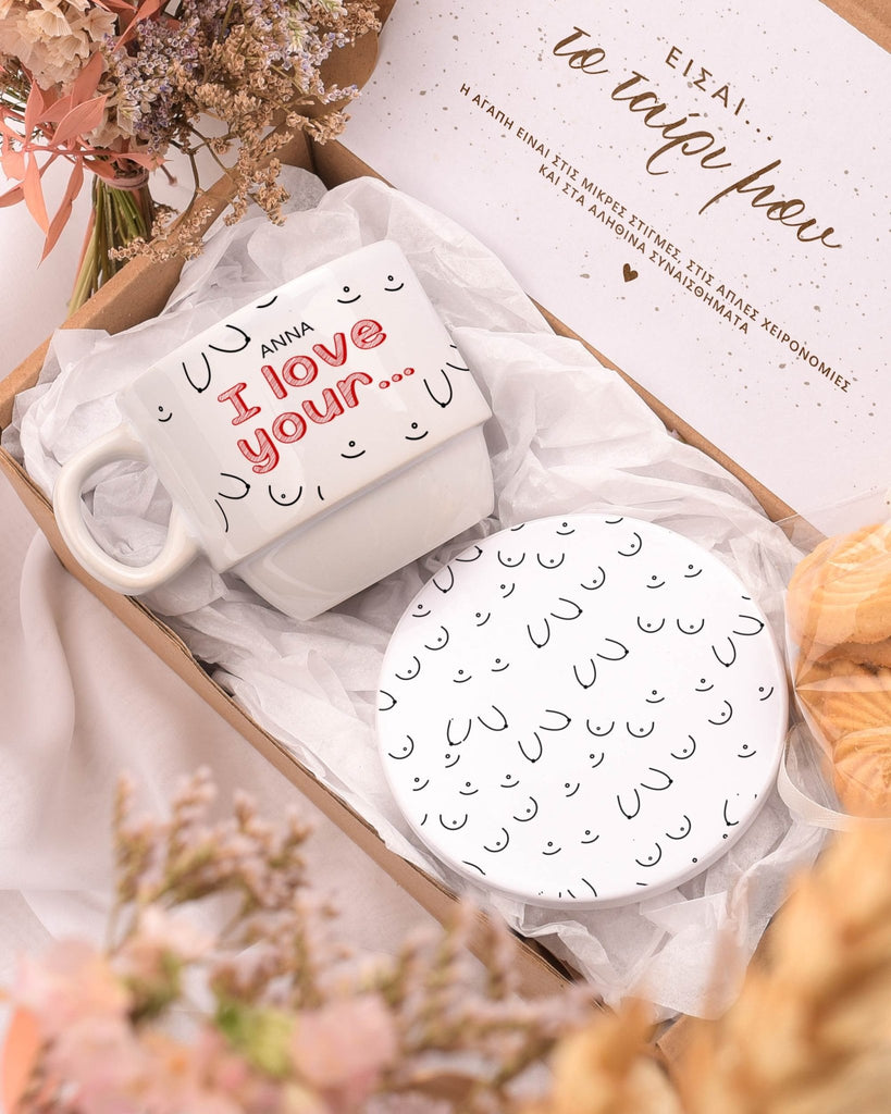 I Love Your... - Coffee Mug & Coaster Set - GOTShirts