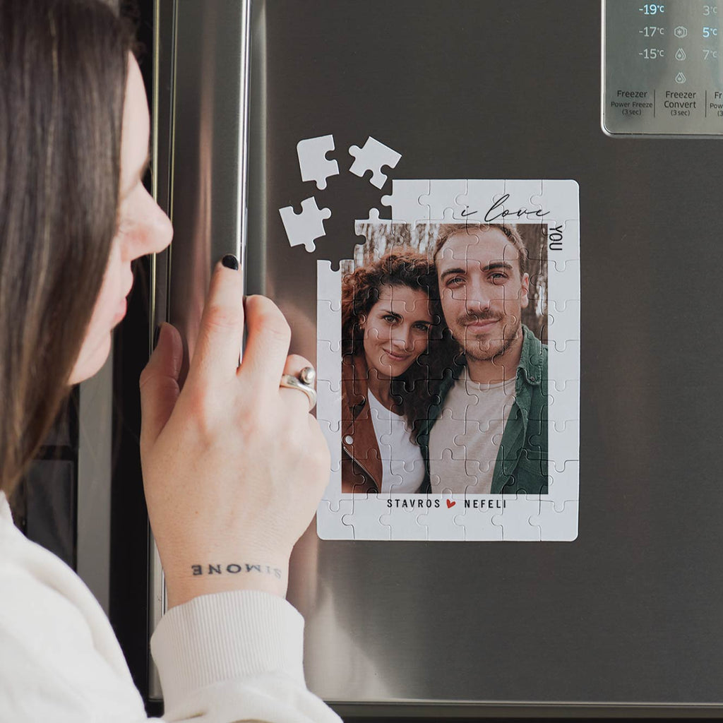 I Love You - Fridge Magnetic Rectangle Puzzle - GOTShirts