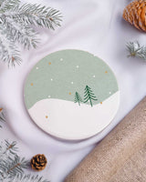 Green & Pink Places - Coffee Mug & Coaster Double Set - GOTShirts