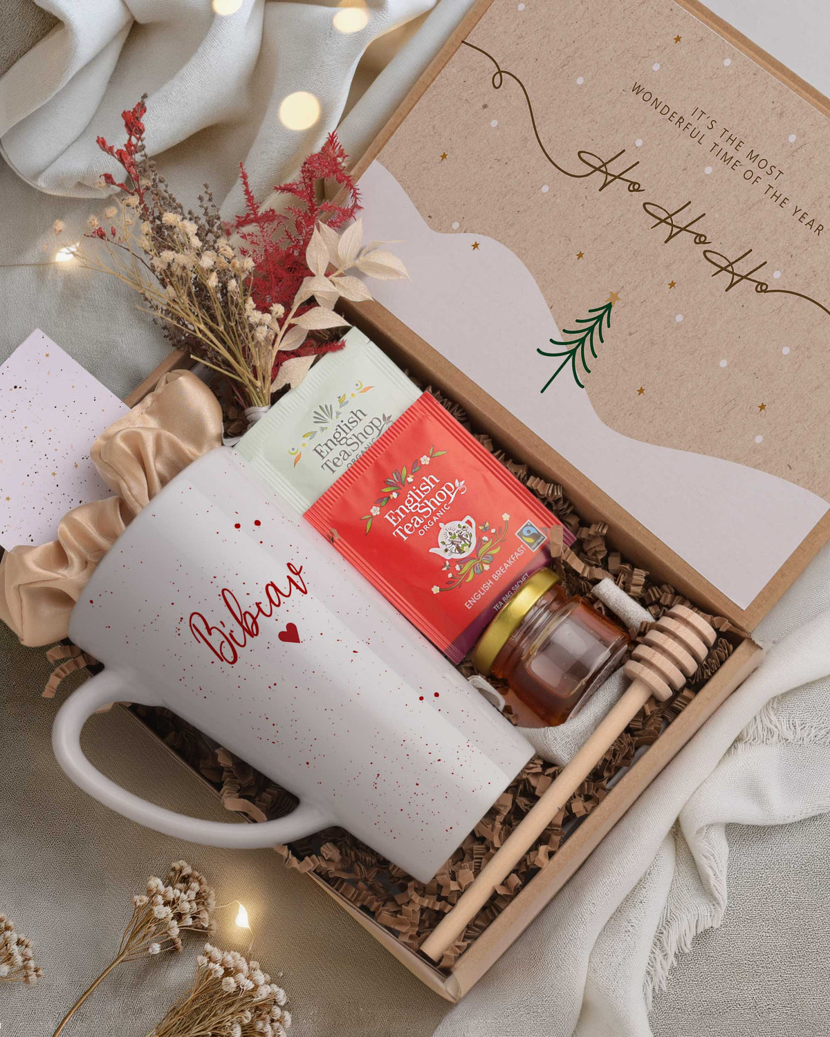Name & Red Speckles - Tea Gift Box - GOTShirts
