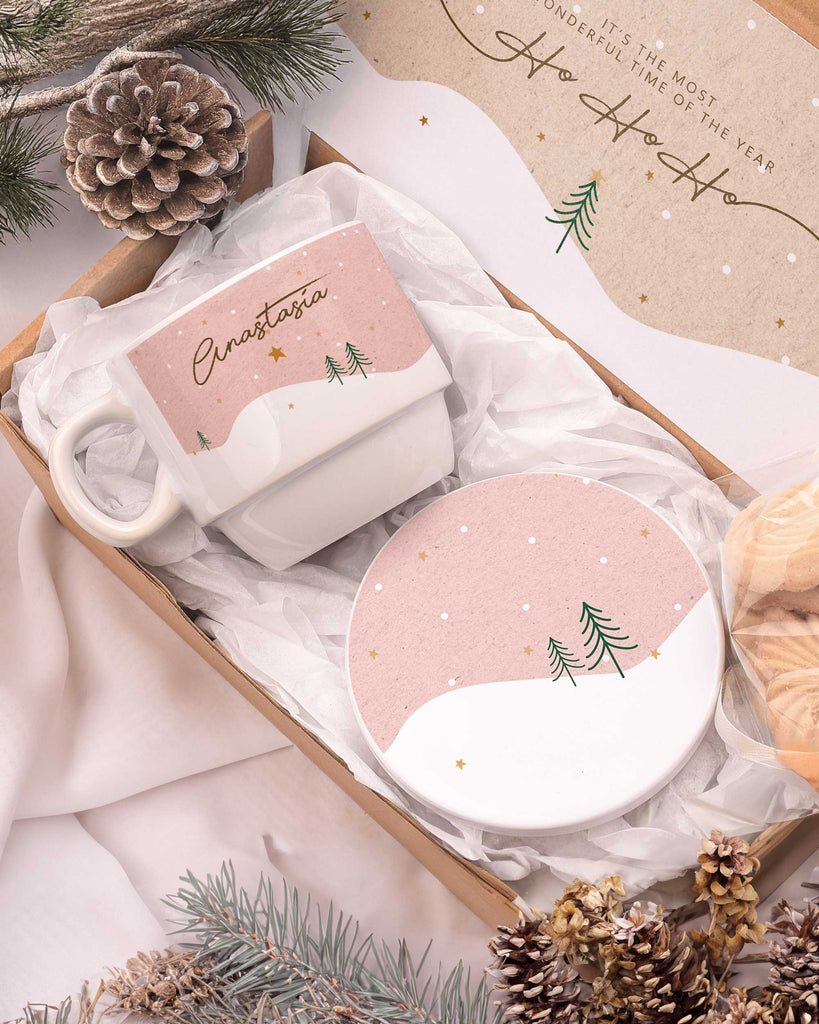 Pink Place - Coffee Mug & Coaster Set - GOTShirts