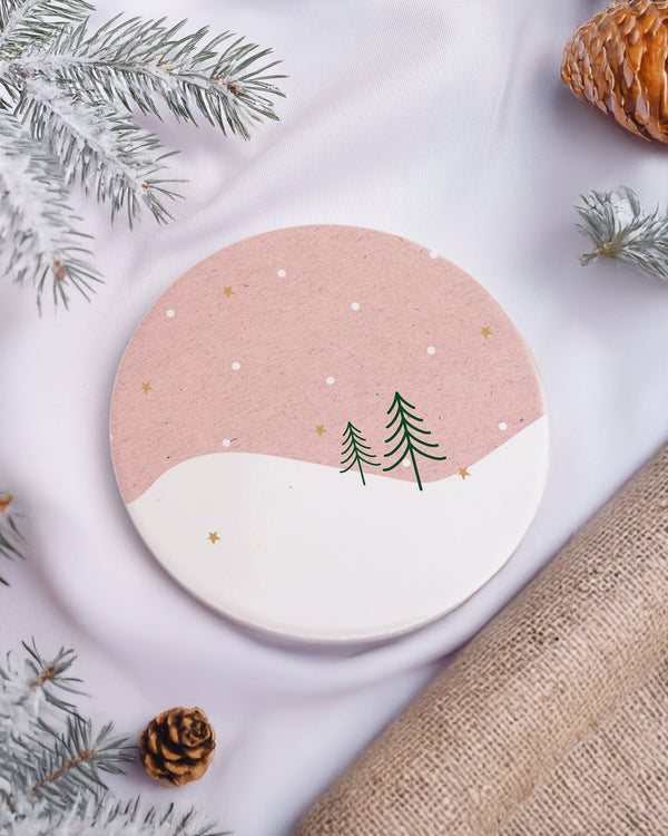 Green & Pink Places - Coffee Mug & Coaster Double Set - GOTShirts