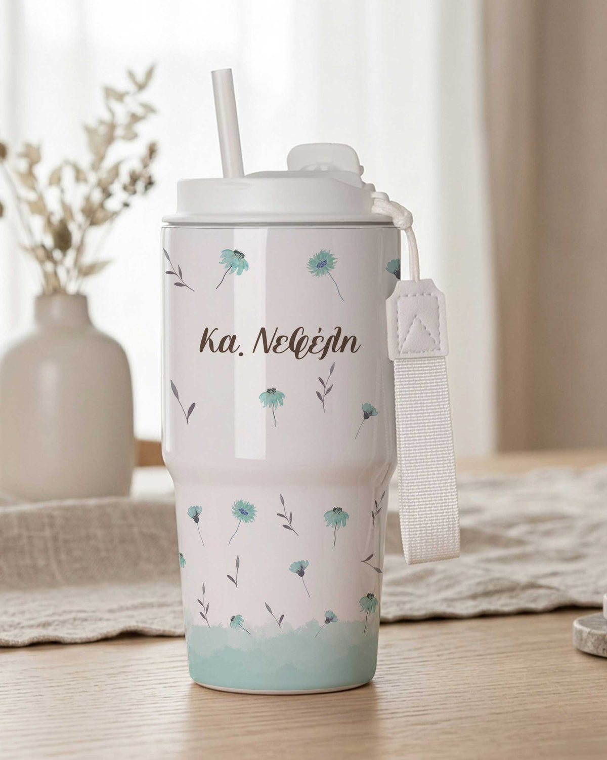 Flowers - Tumbler With Portable Lid - GOTShirts